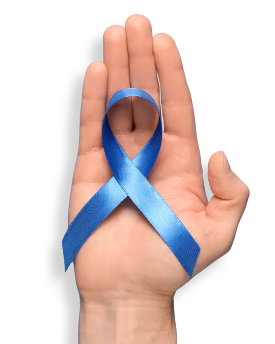 Prostate cancer support awareness symbol